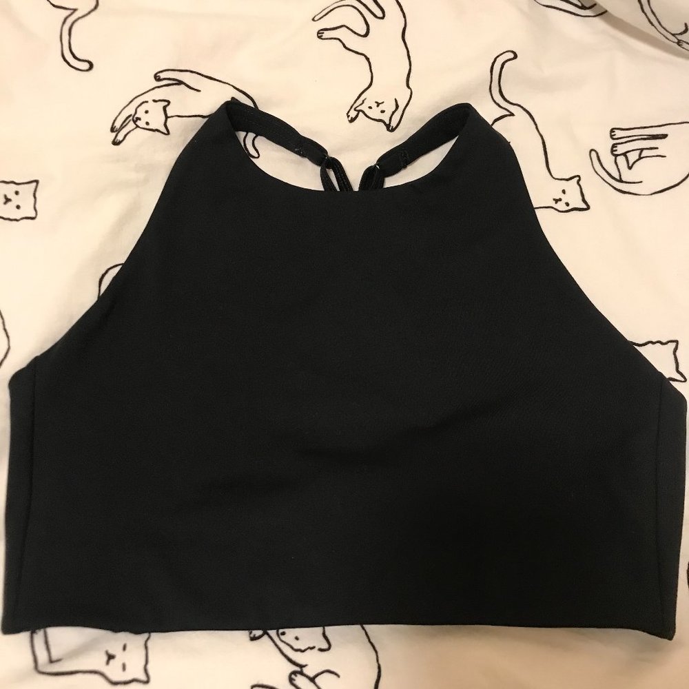 Girlfriend Collective Topanga Bra in Black